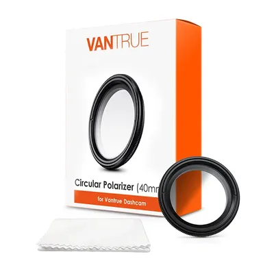 Vantrue 40mm Ultra-Slim CPL Circular Polarizer Filter for Vantrue E1 E2 E3 E1 Lite N5 N4Pro N2X Dash