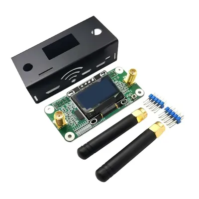 New Version MMDVM HS Dual Duplex OLED Hotspot Board With 2 Antennas Support P25 DMR NXDN + Case For