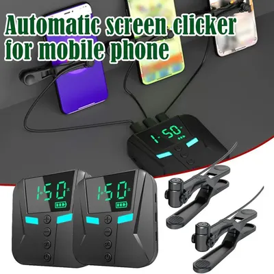 Mobile Phone Screen Auto Clicker Tapper Screen Device Ast Screen Touching Tool Live Broadcast
