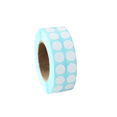 3000 Pieces Diamond Art Stickers White Blank Labels Self Adhesive Name Number Labels Art Accessories