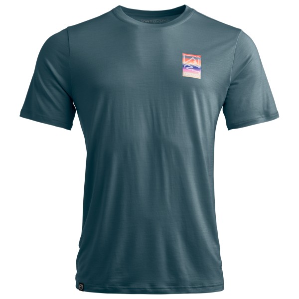 Ortovox - 140 Cool Mountain Gradient T-Shirt - Merinoshirt Gr XXL grau