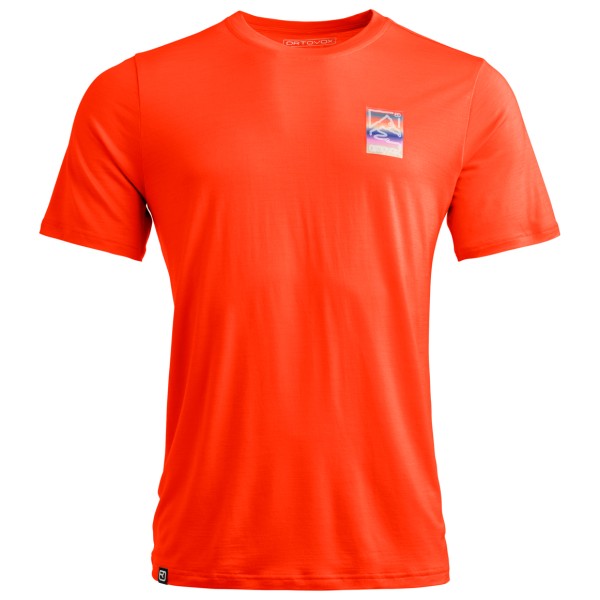 Ortovox - 140 Cool Mountain Gradient T-Shirt - Merinoshirt Gr XXL orange