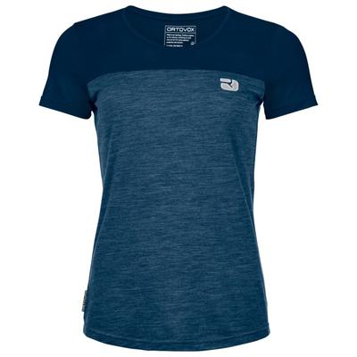 Ortovox - Women's 150 Cool Logo T-Shirt - Merinoshirt Gr L blau Image