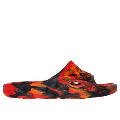 Skechers Boy's Foamies: Thermo-Slide Sandals | Size 12.0 | Red/Black | Synthetic | Machine Washable