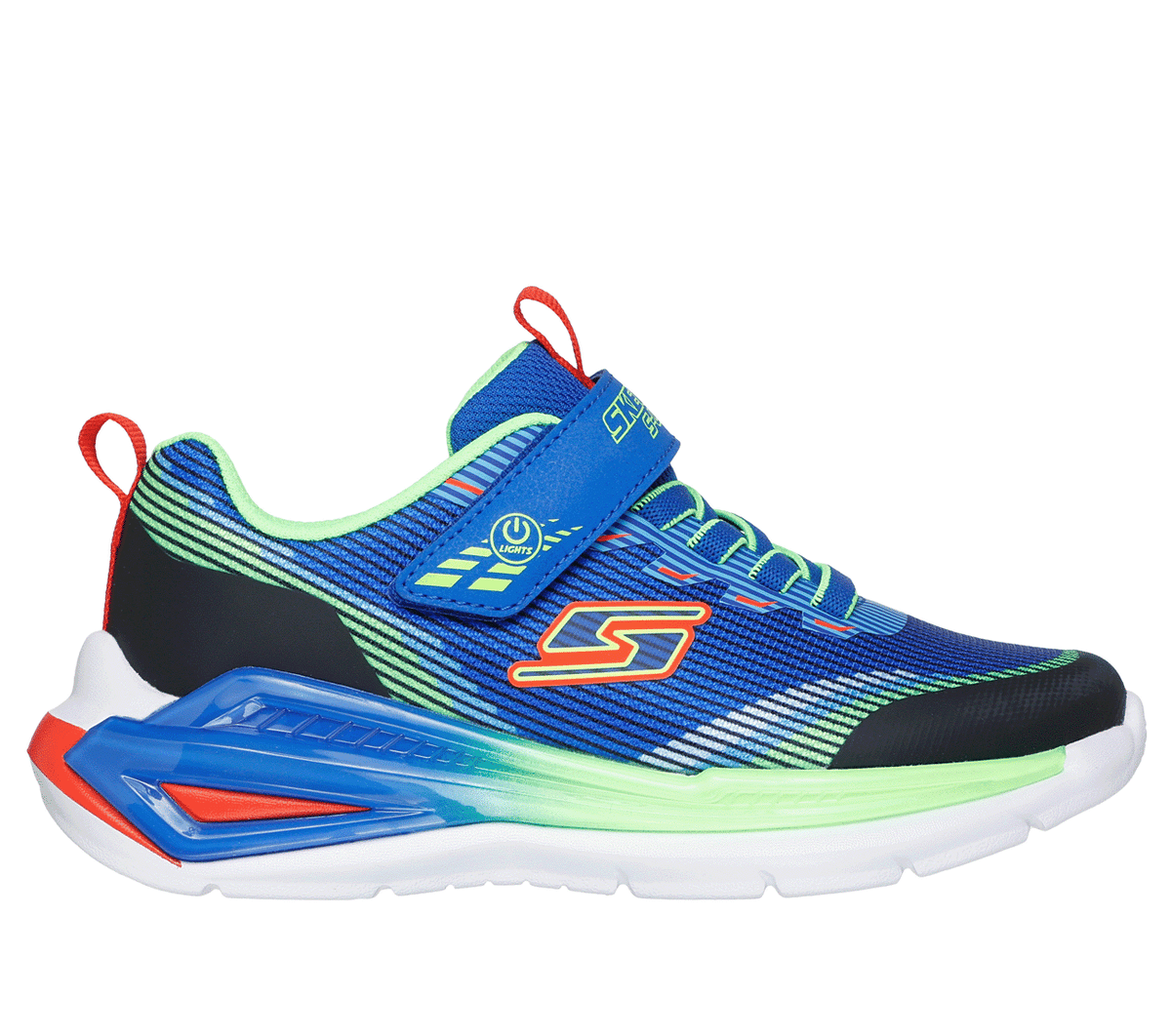 Skechers Boy's S Lights: Tri-Namics 2.0 Sneaker | Size 13.0 | Blue | Textile/Synthetic