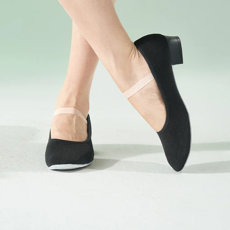 Klassische Tanz schuhe für Mädchen Gesellschaft stanz für Frauen tanzen profession elle Bühnen schuhe Lehrer Schuhe High Heel Tanz schuhe