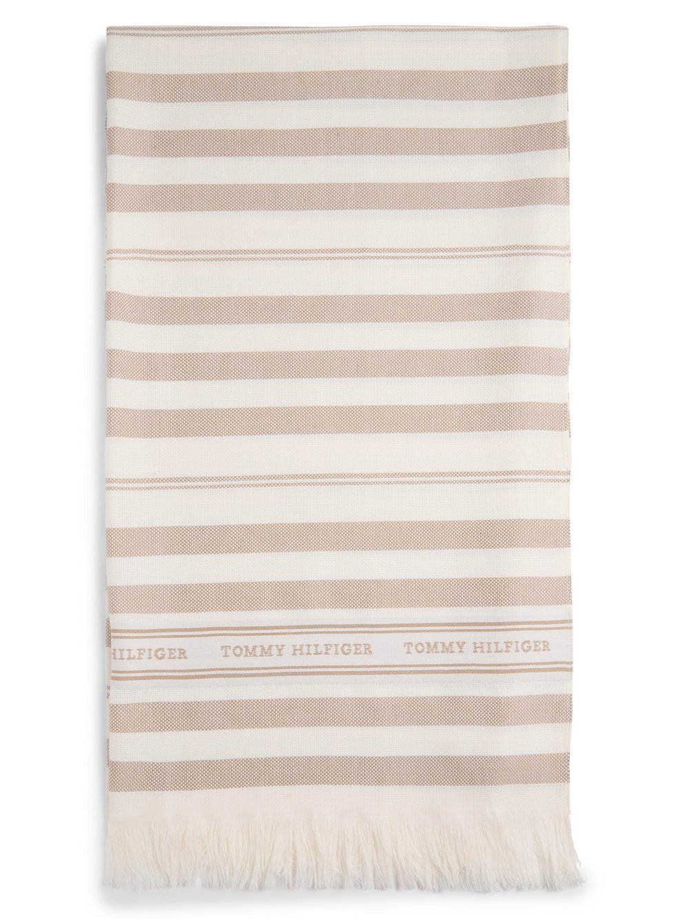 Tommy Hilfiger Webschal mit Leinen-Anteil Damen beige, ONE SIZE Image