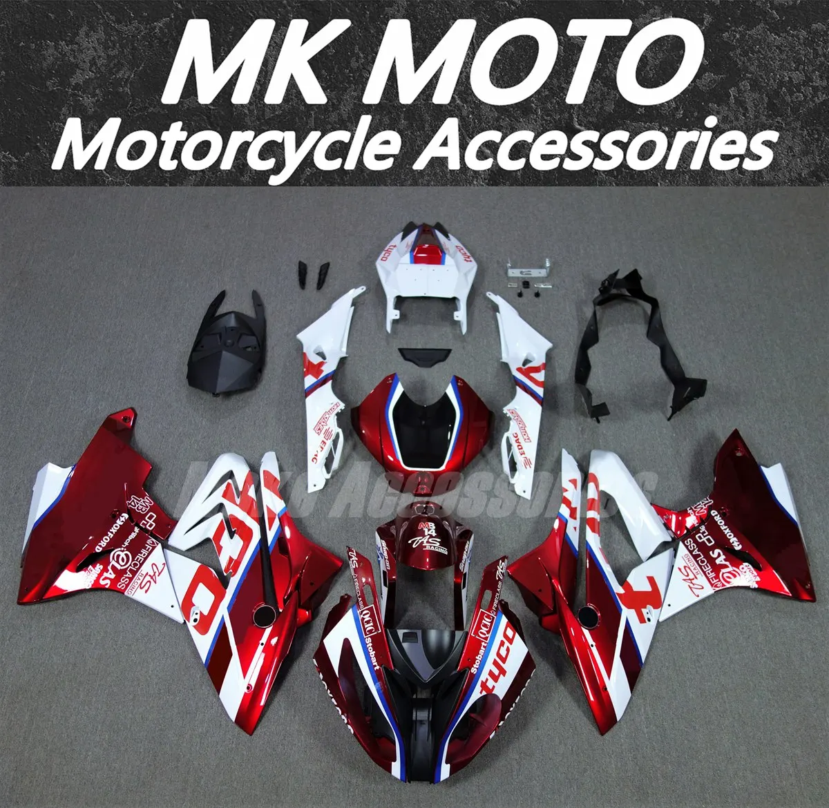 Motorcycle Fairings Kit Fit For S1000rr 2017 2018 Bodywork Set High Quality ABS Injection New Red White