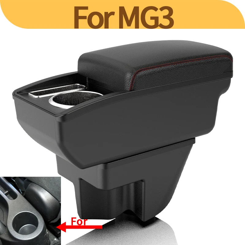 Für MorrisGarages MG3 Armlehnenbox Für MG MG3 Auto Mittelkonsole Armlehnenmodifikationszubehör mit Getränkehalter Image
