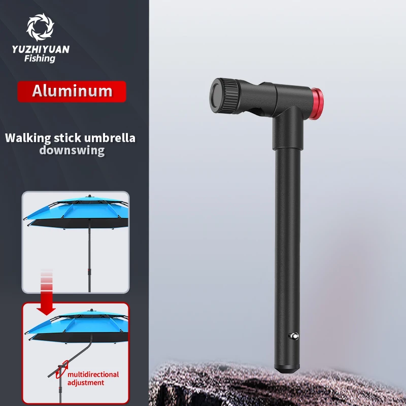 Yuzhiyuan Angels chirm Stange 360 ° verstellbarer Sonnenschirm Rack tragbare faltbare Terrasse Regenschirm Basis Image