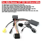 Auto Bluetooth 5.0 6Pin Adattatore AUX Modulo Music Cavo Per Alfa Romeo 147 156 159 Brera Mito Mic