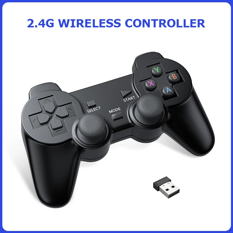 Contrôleur/Joystick sans fil 2.4G pour Console de jeu vidéo Super Console X PRO/RG351V manette de jeu pour PSP/PC/TV Box/téléphone Android