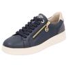 Plateausneaker REMONTE, Damen, Gr. 40, gold (dunkelblau, goldfarben), Leder, Lederimitat, sportlich, Schuhe, Freizeitschuh, Halbschuh, Schnürerschuh, seitlicher Reißverschluss