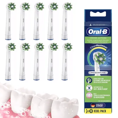 10/20 Pack White Electric Toothbrush Head Clean Maximiser Replacement Electric Toothbrush Heads for