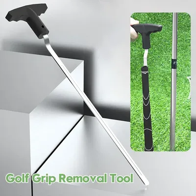 Golf Grip Removal Tool Golf Club Grip Tool V-Groove Grip Remover Saver Protective Grip Removal Tool