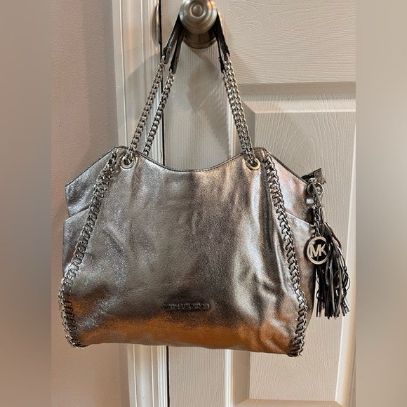 Michael Kors Bags | Fabulous Vintage Michael Kors Handbag | Color: Silver | Size: Os