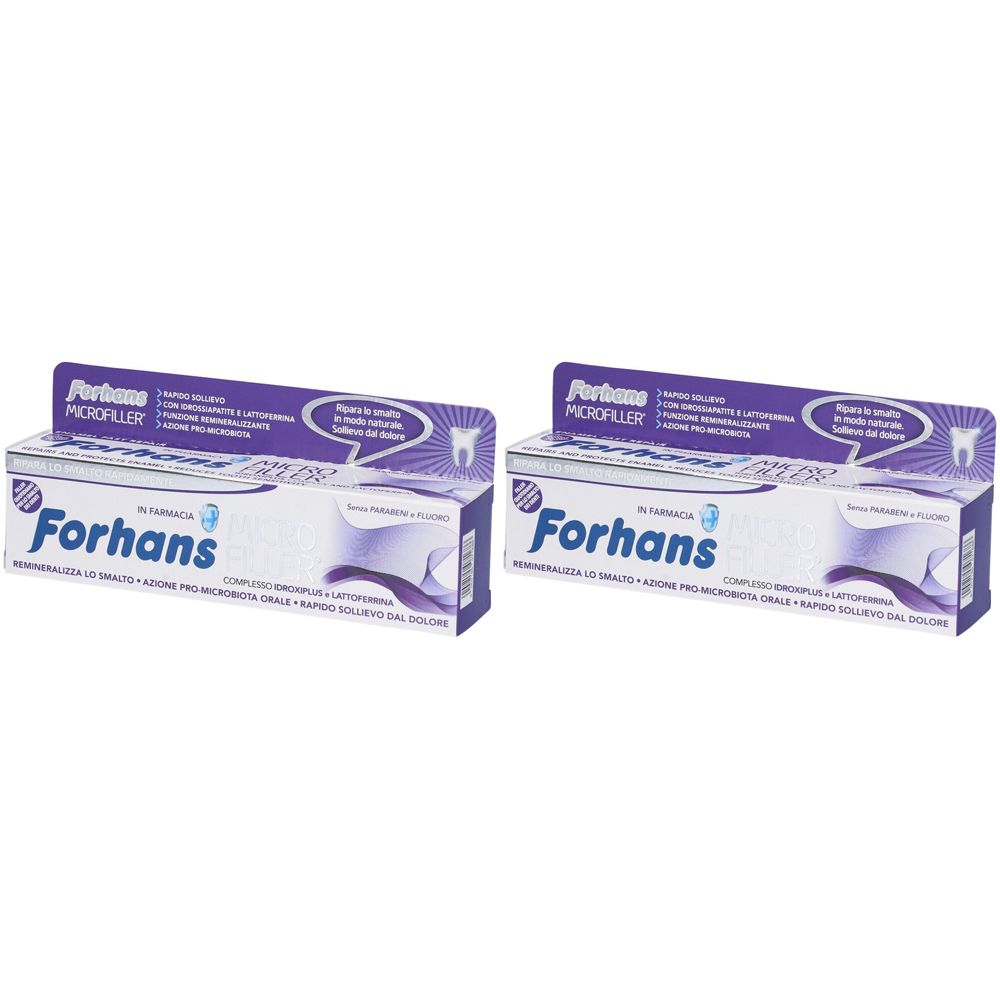 Forhans Microfiller Dentifricio 2x75 ml