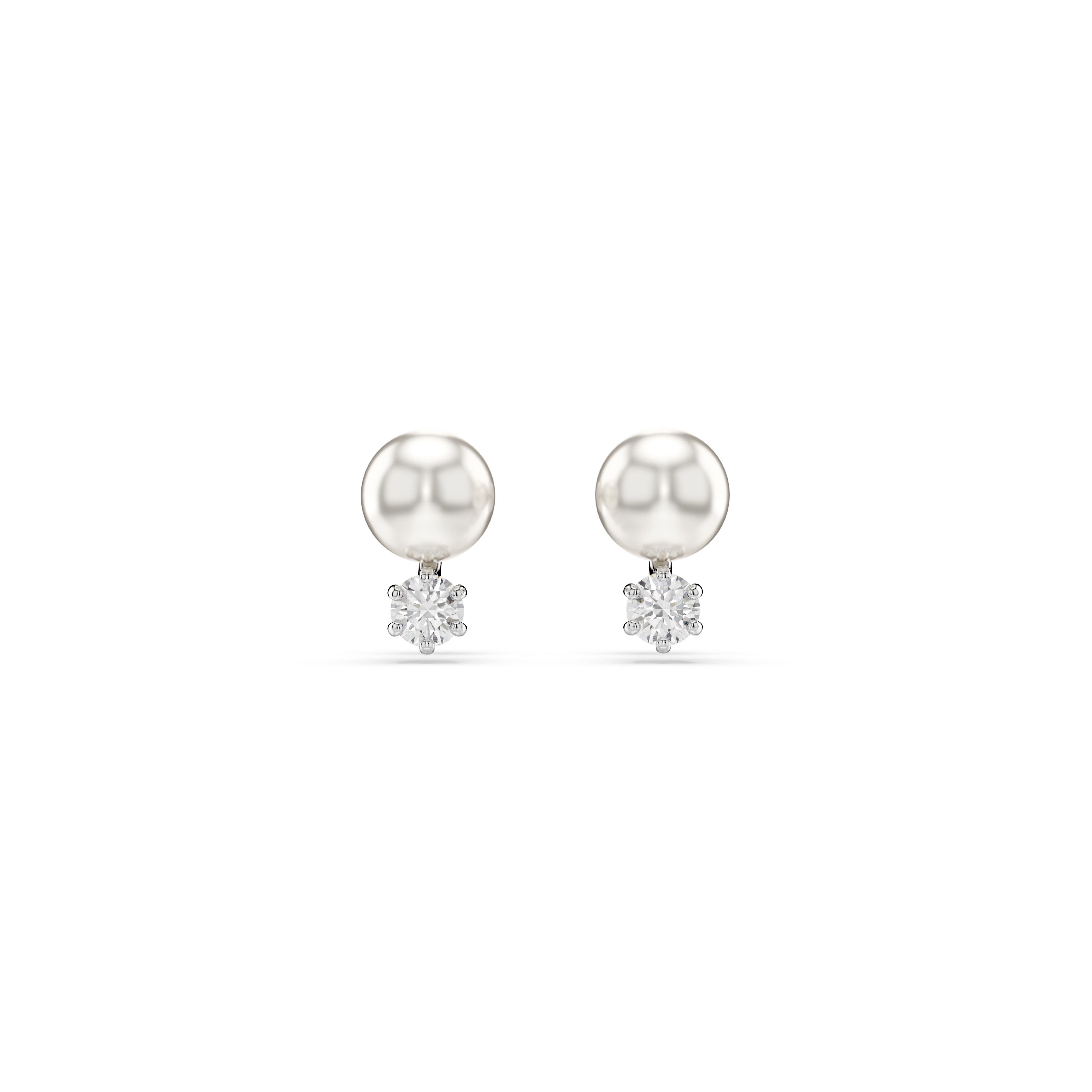 Swarovski 'matrix' Womens Base Metal Stud Earrings - Silver 5694225 - One Size | Swarovski Sale | Discount Designer Brands