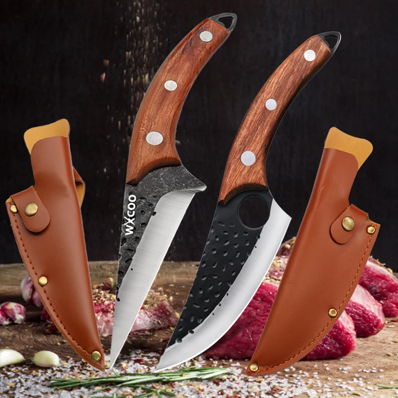 5,5 zoll 1 stücke Küche Ausbeinmesser für Fisch Schneiden Fleisch Hackmesser Professionelle Filet Chef der Küche Messer Holzgriff Image