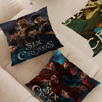 Willkommen bei Ketterdam Six Of Crows Kissen Kissenbezug Kissenbezug Wohnzimmer Sofa Home Decor Image