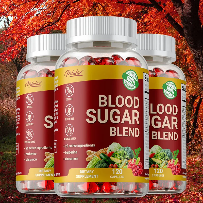Blood Sugar Blend Capsules - Maintains Healthy Blood Sugar, Metabolic Health and Energy, Antioxidant