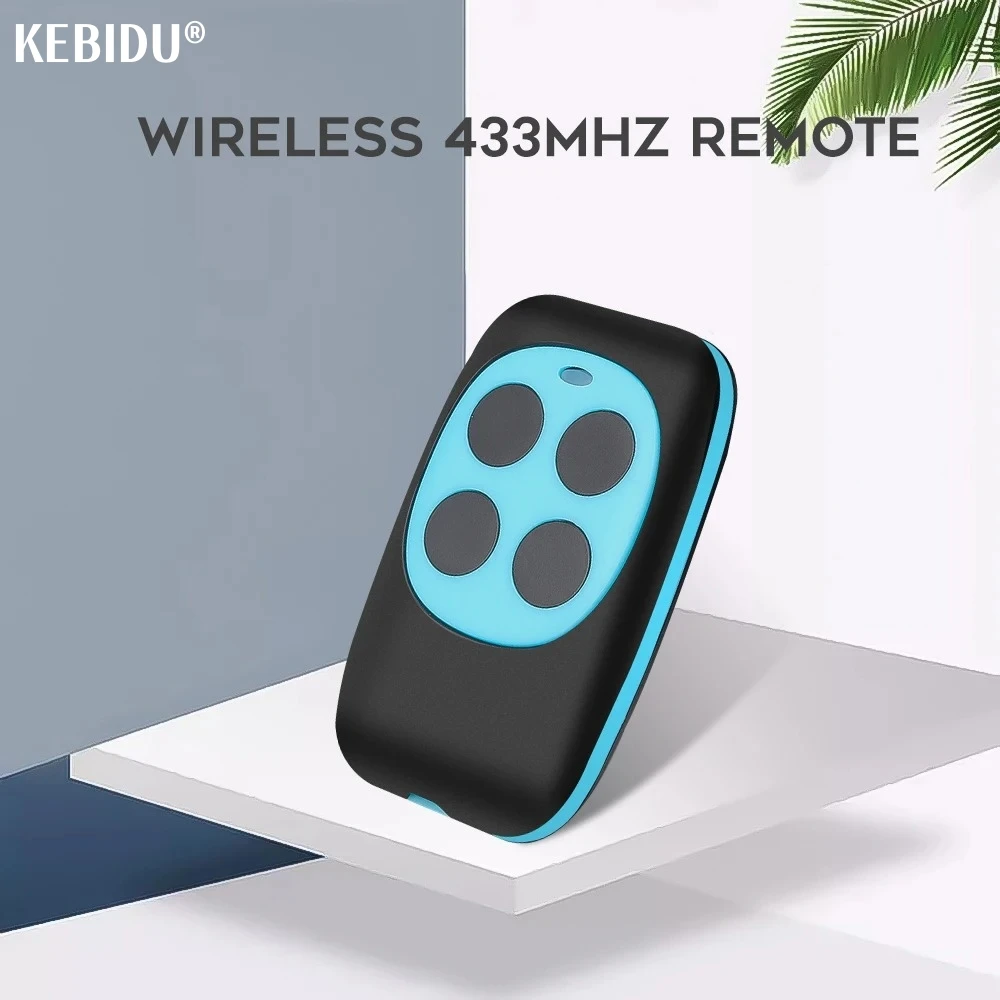 Garagentor RF Fernbedienung Duplikator 433 MHz Code Grabber Clone Gate Schlüsselanhänger Befehl Handsender 4 Tasten wasserdicht Image