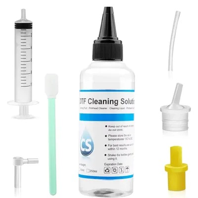 Printhead Cleaning Kit 100ml for Inkjet Printers Nozzle, Print Head Cleaning Kit Epson,Printer Cleaning Kit for HP,Printer Head