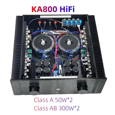 KA800 HiFi Fever Verstärker Gold Seal Leistung 300 W Doppelkanal Klasse A 50 W*2, Klasse AB 300 W*2, Image