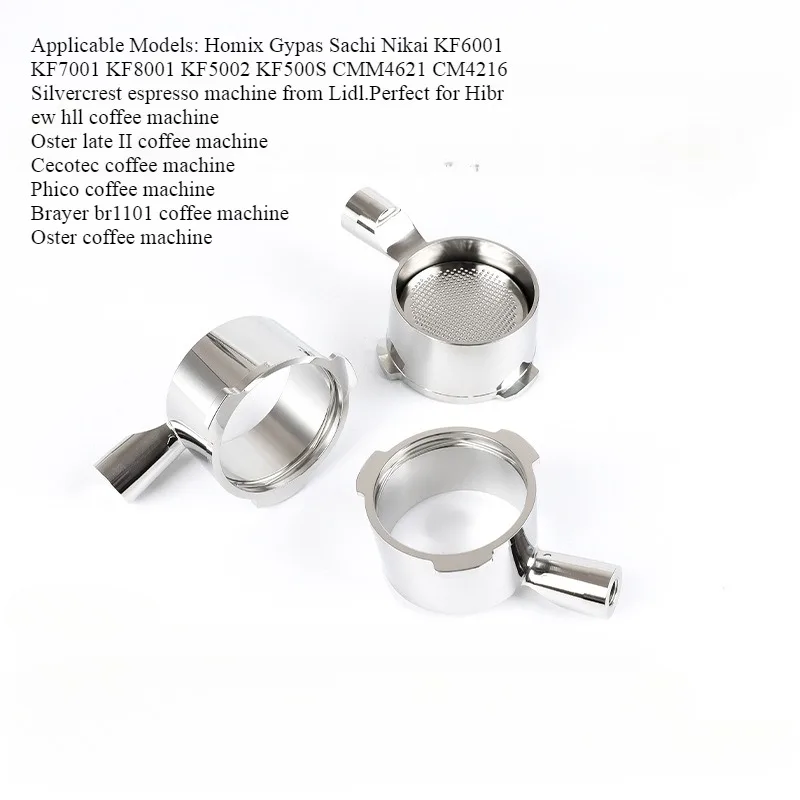 51 mm bodenloser Siebträgerkopf M10-Gewinde für Homix Hibrew h11 Oster Cecotec Phico Brayer br1101 Kaffeemaschine Image