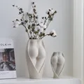 Vasi decorativi per fiori moderno vaso di fiori decorazione casa arredamento della stanza vaso in ceramica nordica vasi di fiori secchi vaso di piante d'arte