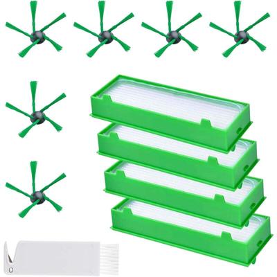11 Stück Ersatzteile für Vorwerk Kobold VR200 VR300 Saugroboter Zubehör- Ersatzteile 4 Hepafilter Image