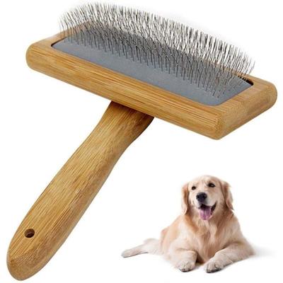 Memkey - Haustierbürste für Hunde und Katzen, Fellpflegebürste für langes und kurzes Haar, Werkzeug Image