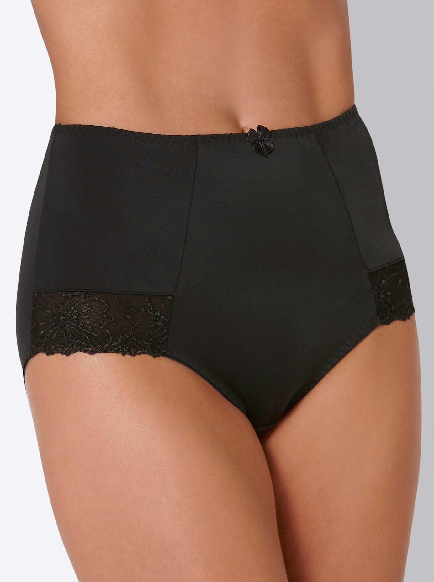 Miederslip WÄSCHEPUR, Damen, Gr. 50, schwarz, 73% Polyamid, 27% Elasthan, Unterhosen Image