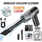 Wireless Car Vacuum Cleaner USB Charging 1200mAh Portable Cleaning Appliance Mini Wet and Dry Vacuum Cleaner Household