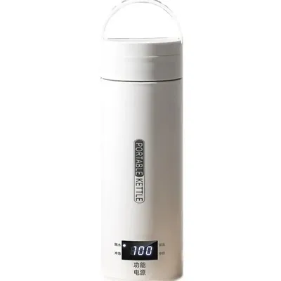 110V/220V Portable Electric Tea Coffee Kettle Tea Coffee Kettle Travel Boil Water StewableThermal