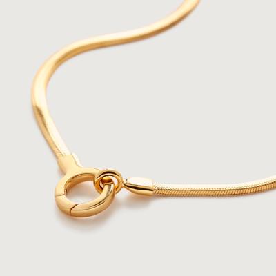 Gold Snake Chain Necklace 20'