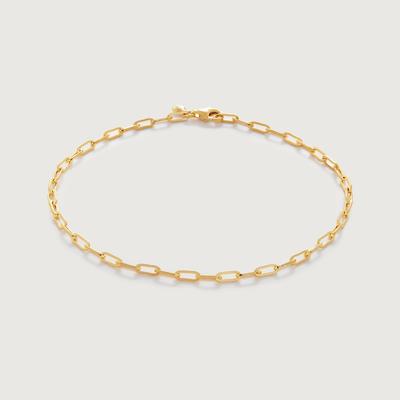 Gold Paperclip Chain Bracelet