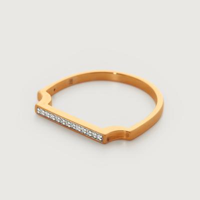 Gold Signature Diamond Slim Ring Diamond