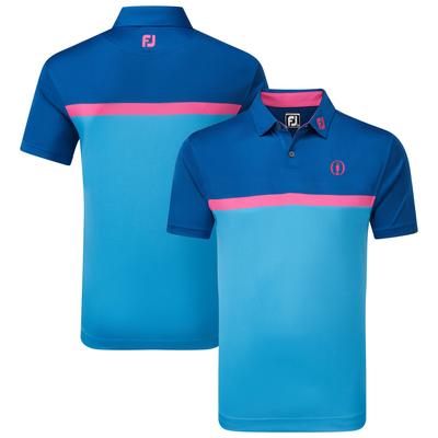 The Open FootJoy Colour Block Polo - Blau Image
