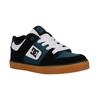 Sneaker DC SHOES "Pure", Kinder, Gr. 11(28), schwarz, weiß, emerald, Obermaterial: Leder / Futter: Textil / Außensohle: Gummi, Schuhe