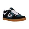 Sneaker DC SHOES "Pure", Kinder, Gr. 12,5(30), schwarz, weiß, emerald, Obermaterial: Leder / Futter: Textil / Außensohle: Gummi, Schuhe