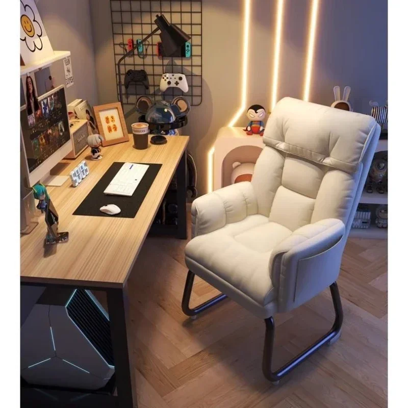 Computerstuhl, Arbeitszimmer, sitzender Bürostuhl, bequemer Rückenlehnenstuhl, Liegestuhl, E-Sport-Stuhl, Live-Stream-Sitz