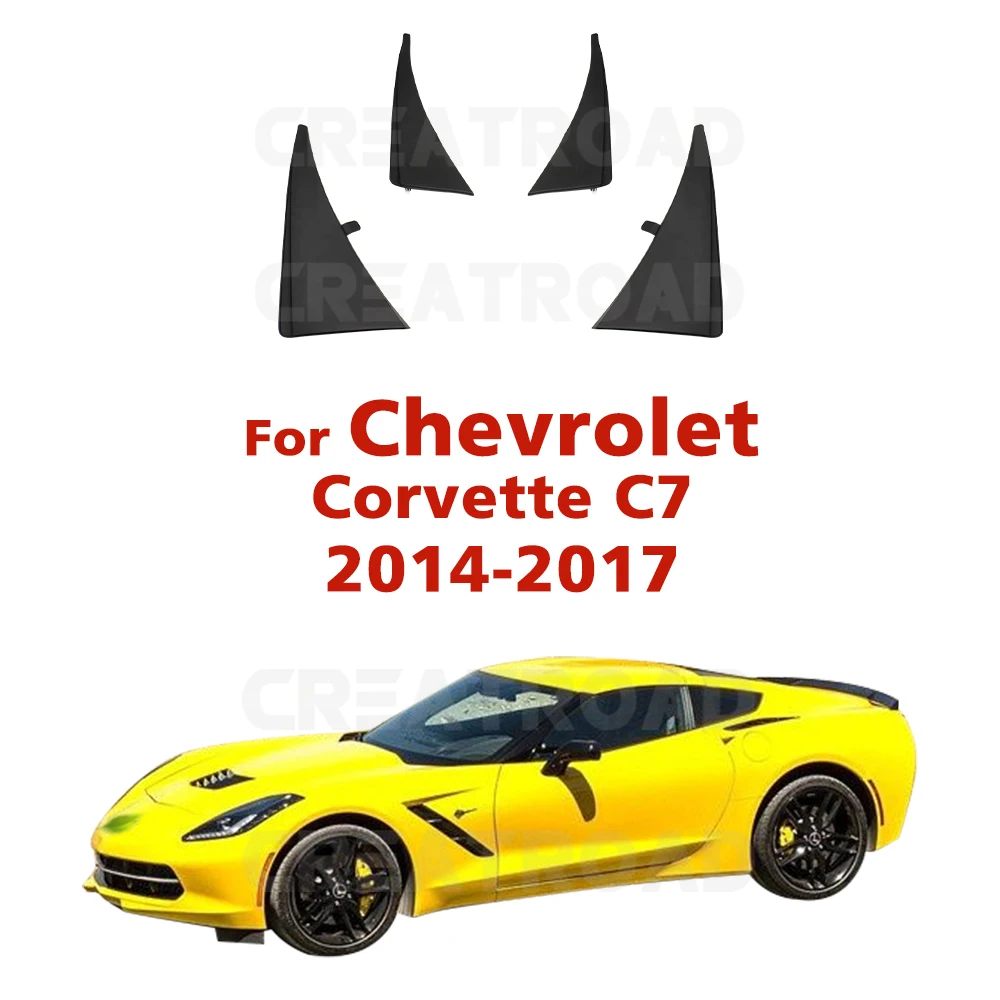 Für Chevrolet Corvette C7 Kotflügel Kotflügel Schmutz fänger Schutz Spritz klappe Kotflügel Autozubehör Image