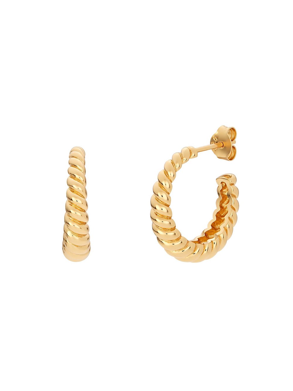 NOELANI Creolen Damen gold, ONE SIZE Image