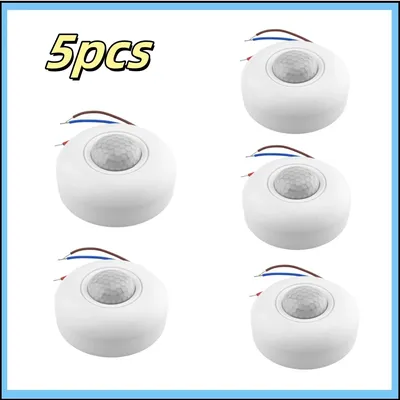 1/2/5 stücke PIR Motion Sensor Smart Home Menschlichen Körper Infrarot Detektor Smart Switch LED AC85-265V Automatische Sensor Schalter