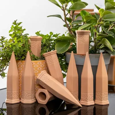 Terracotta Plant Watering Spikes Self Plant Watering Spikes 4pcs Terracotta Automatic Plant Waterer Devices Terracotta Slow