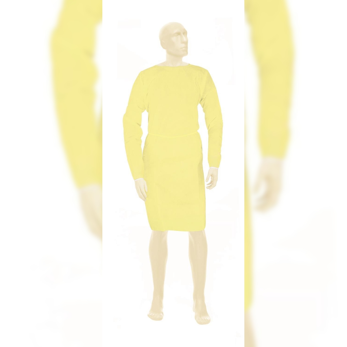 Meditrade BeeSana PP/PE Kittel XL | 26 g | 100 Schutzkittel | gelb Image