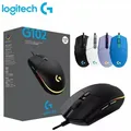 Mouse da gioco cablato USB originale Logitech G102 Mouse da gioco 8000 DPI Schermo con effetto ottico arcobaleno per PC/Mac Computer e laptop
