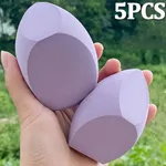 Oeuf de beauté angiressé à trois coupes, éponge de fond de teint, outils de bouffée de beauté,