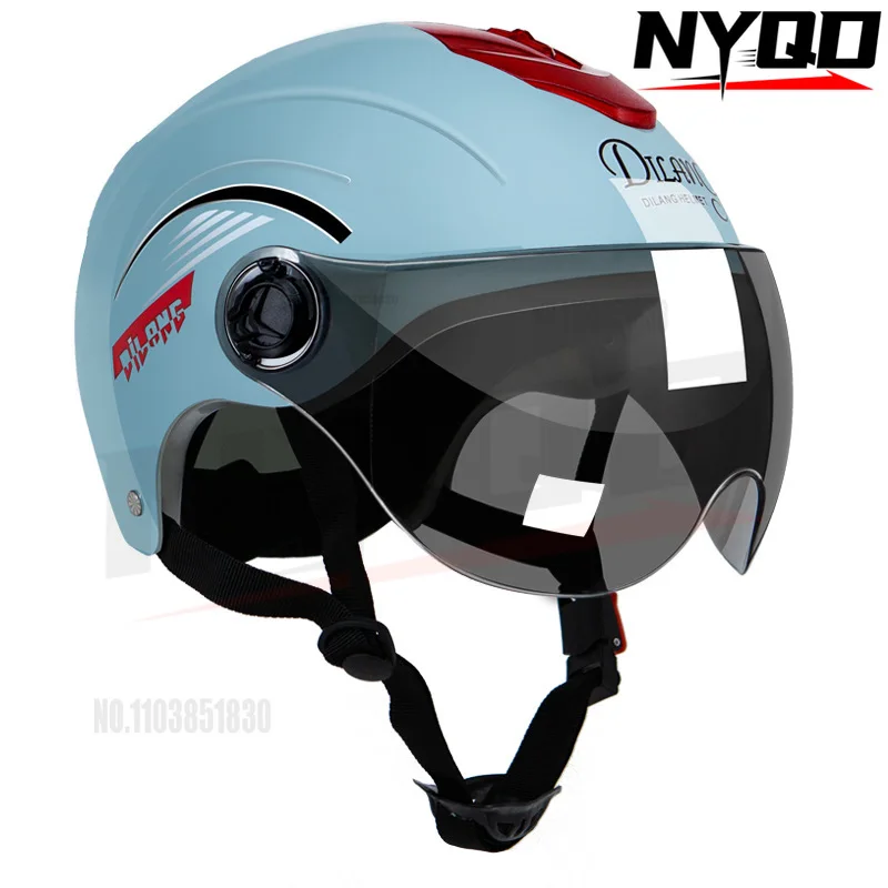 Casque de voiture électrique protection solaire pour hommes et femmes voiture électrique casque de sécurité adulte demi-casque d